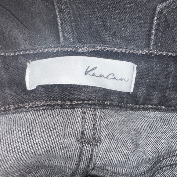 KanCan Jeans Womens Size 15 Skinny Ankle Distress Black Jeans Sz 31/27 High Rise - Picture 3 of 7